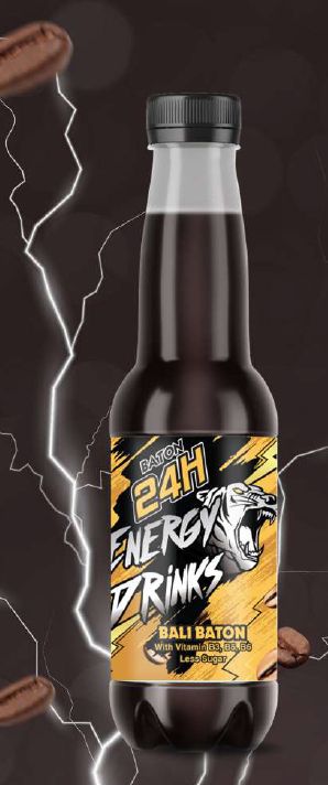 BATON 24H ENERGY DRINK COFFEE Flavor - CHOUCOUNE MARKET PLUS