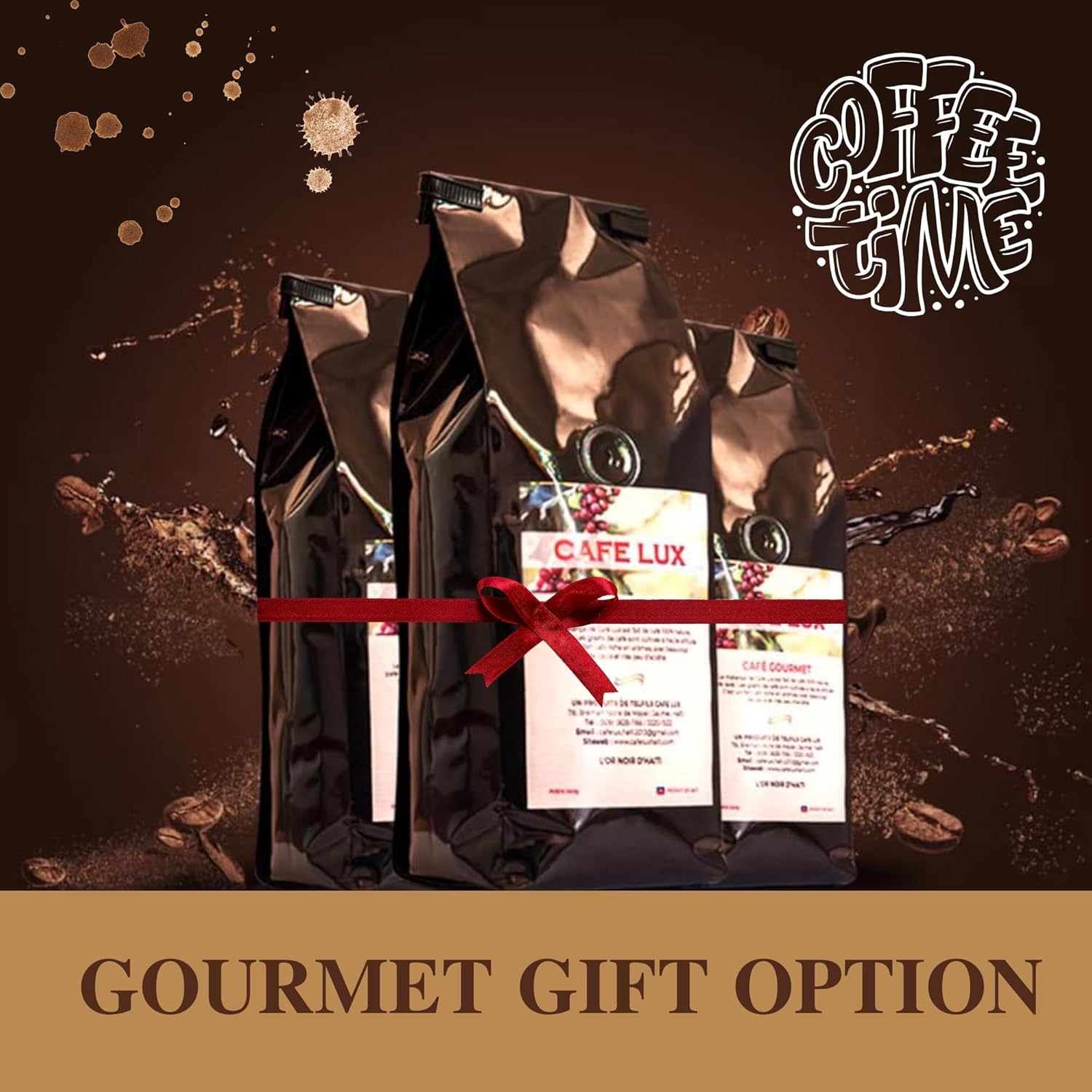 CHOUCOUNE CAFE LUX GOURMET GROUND COFFEE - CHOUCOUNE MARKET PLUS